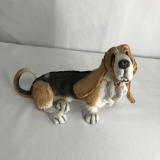 2001 Country Artists A Breed Apart Basset Hound 70009 Dog Figurine Hard To Find 2