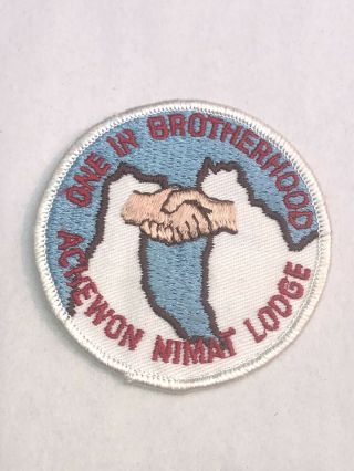 Rare And Very Boy Scout Oa 282 Achewon Nimat Lodge R1 Patch