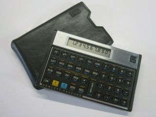 Hewlett Packard HP 11C Vintage Scientific Calculator with Case - Great 3