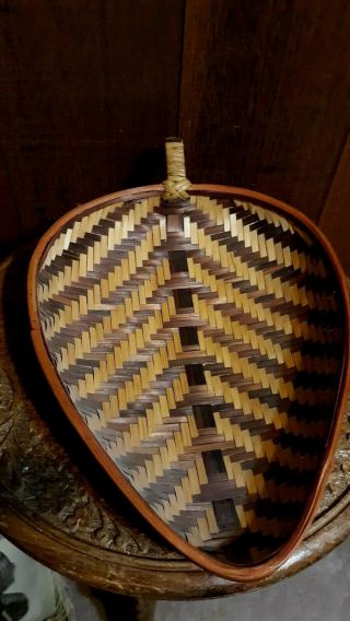 Vintage Cherokee Native American River Cane Basket