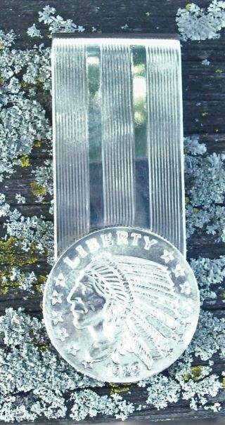 Vtg Tiffany & Co.  Sterling Silver Money Clip @ 29,  Grams