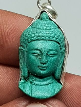 Ancient Silver Pendant Of Gandhara 6,  1 Gr 40mm