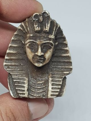 Fantastic Extremely Rare Ancient Egyptian Bust Stone Statue 52 Gr 49 Mm