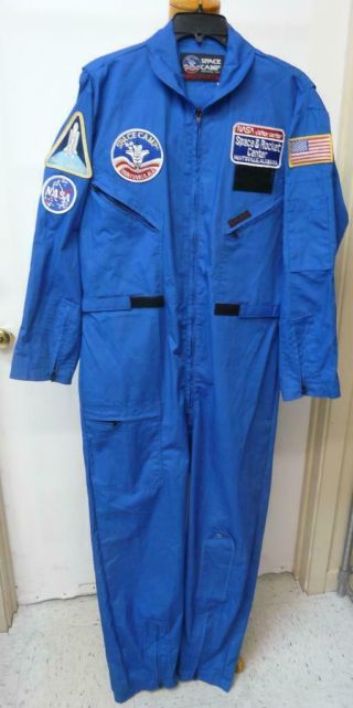 Adult Us Space Camp Flight Suit Jumpsuit Overall Huntsville Al Nasa M