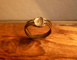 Post Medieval Tudor Or Stuart Era Decorated Ring - Metal Detecting Find