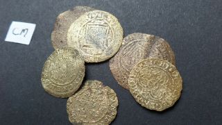 Un researched Medieval bronze jettons detecting finds 3