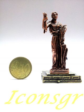Ancient Greek Miniature Olympian God Pantheon Sculpture Statue Zamac Demeter C