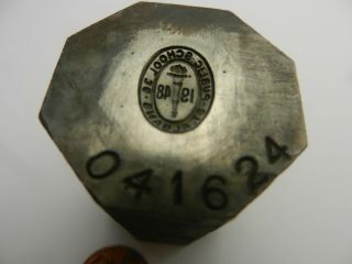 Vintage Negative Steel Die Hub/hob Stamp - St.  Albans School Ring Dies Ny 1948