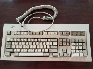 Vintage 1984 Ibm Model M 1391401 Clicky Keyboard With Ps2 Cord
