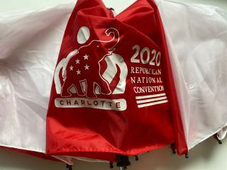 2020 Republican National Convention Donald Trump Charlotte Logo Umbrella CLT RNC 2