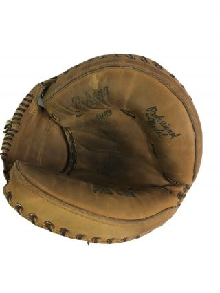 Vintage Nokona Pro Line Cm68 Professional Model Baseball Catchers Mitt