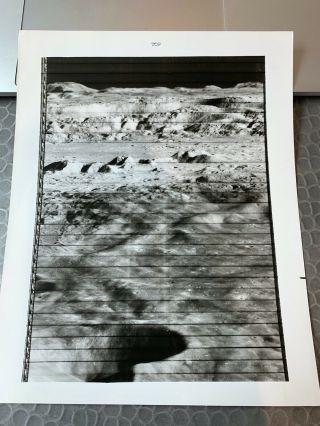 Nasa Surveyor - Lunar Orbiter Ii Vintage 1966 Moon Photo