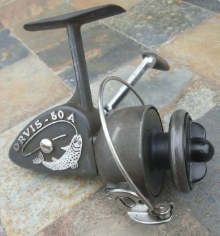 Vintage Orvis 50 - A Ultralight spinning reel,  but smooth,  solid and tight 2