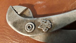 Vintage Boy Scout Aluminum Camp Pliers BSA jawed hot pot handle tool VGC.  U2 2