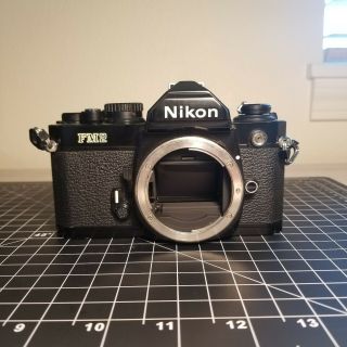 Nikon Fm2 35mm Vintage Slr Film Camera Body For Repair Or Parts