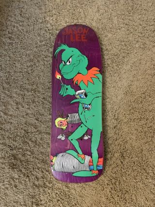 Jason Lee Prime Official Heritage Grinch Re - Issue Skate Board Deck