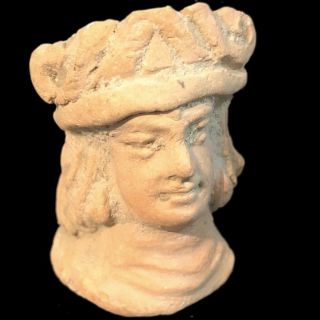 Large Ancient Roman Terracotta Bust 1st Century A.  D.  (6)