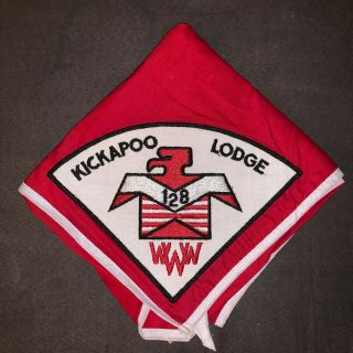 Kickapoo Oa Lodge 128 P3 Neckerchief Flap Bsa Patch