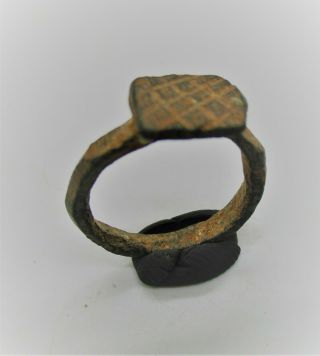 Detector Finds Ancient Roman Bronze Ring With Lozenge Type Bezel