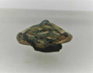 Detector Finds Ancient Bronze Finger Ring With Thunderbolt Of Zues On Bezel