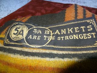 Sharp Vintage 5/a Striped/plaid Horse Blanket