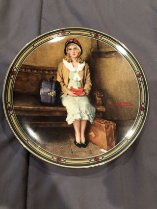 Norman Rockwell Collector Plate " A Young Girl 