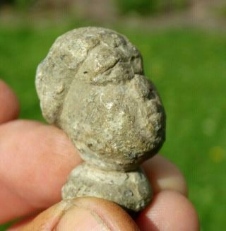 Early Medieval Religious Lead Monks Head ???