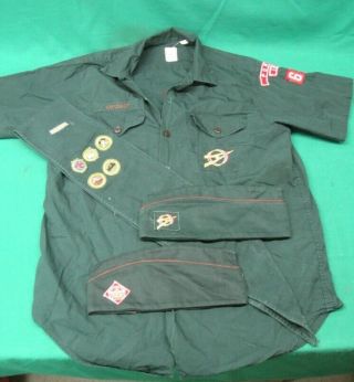 Vintage Explorer Program Of Bsa Boy Scouts Of America Shirt,  Cap,  Sash (141)