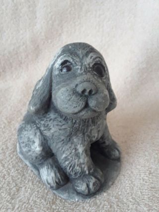 Bekka Puppy Dog Figurine Mt.  St.  Helens Ash 3.  25 " Tall Long Floppy Ears