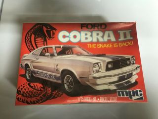 Vintage 1976 Mpc Ford Mustang Cobra Ii The Snake Is Back Factory 1 - 0773