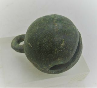 European Finds Ancient Bronze Crotal Bell Still Rings