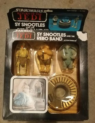 Vintage Star Wars Sy Snootles And The Rebo Band In Package Kenner 1983