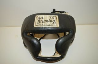 Vintage Winning Tokyo H - 2000 Leather Boxing Head Gear / Training