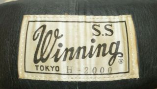Vintage Winning Tokyo H - 2000 Leather Boxing Head Gear / Training 2