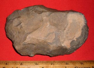 (5.  5 ") Paleolithic Acheulean Early Man Axe,  Prehistoric African Artifact