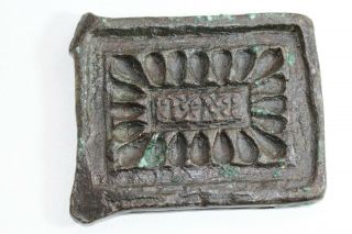 Ancient Roman Bronze Matrix For Gold/silver Applique Mounts.  Lovely Details