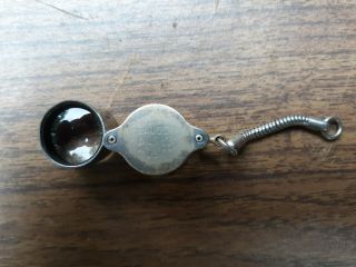 Vintage Bausch & Lomb Loupe Magnifiying Glass 10x