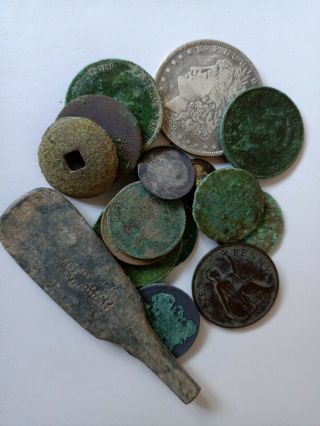 Metal Detecting Finds Unidentified Coins