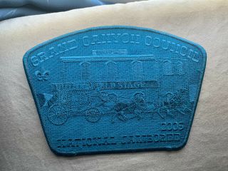 2005 National Scout Jamboree Grand Canyon Council Backpatch (ghost)