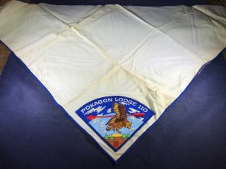 B4 - 30 Vintage Boy Scouts Of America Neckerchief & Pokagon Lodge 110 Patch 1960‘s