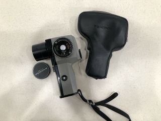 Vtg Asahi Pentax Spotmeter V Exposure Meter - With Wrist Strap,  Lens Cap & Case