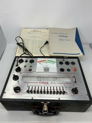 Vintage Conar Instruments Model 221,  Cathode Conductance Tube Tester,