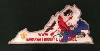 Nawakwa Lodge 3 Oa Jacket Patch Order Of The Arrow Boy Scouts