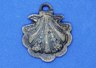 Rare Ancient Roman / Byzantine Shell Shape Emblem Authenticity Guaranteed