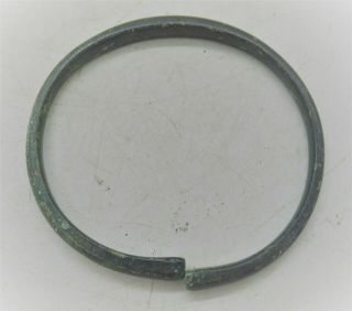 Detector Finds Ancient Viking Bronze Bracelet With Snake Head Terminals