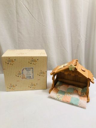 Cherished Teddies,  Nativity - Wooden Creche 1992