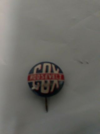 1920 James Cox For President /8 " Button Pin Cox - 29