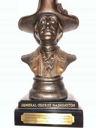 NRA Friends George Washington Bust Head Rick Terry Sculpture 3408 Collectible 2