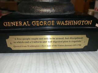 NRA Friends George Washington Bust Head Rick Terry Sculpture 3408 Collectible 3