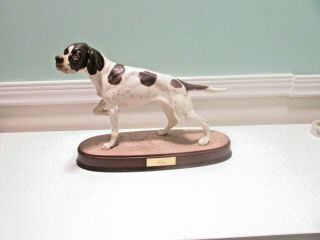 Vintage Beswick England Pointer Porcelain Dog Figurine